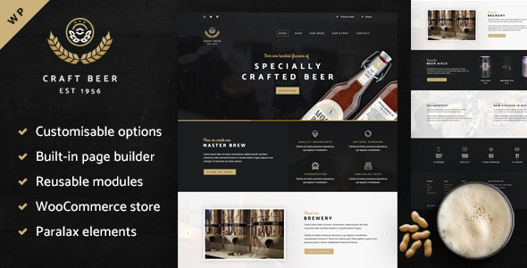 Craft Beer Nation - WooCommerce Template